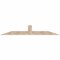 Ekena Millwork Portland Smooth Timber Gable Bracket, Douglas Fir, 84"W x 14"H x 3 1/2"D x 5 1/2"F, 4/12 Pitch GBW084X14X0406POR00SDF - alternate 1